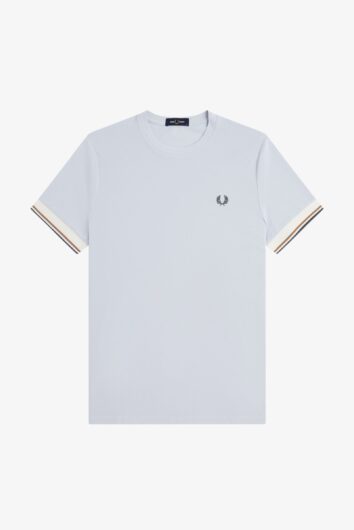 Fred Perry - Twin Tipped Cuff T-Shirt - Dusky Blue