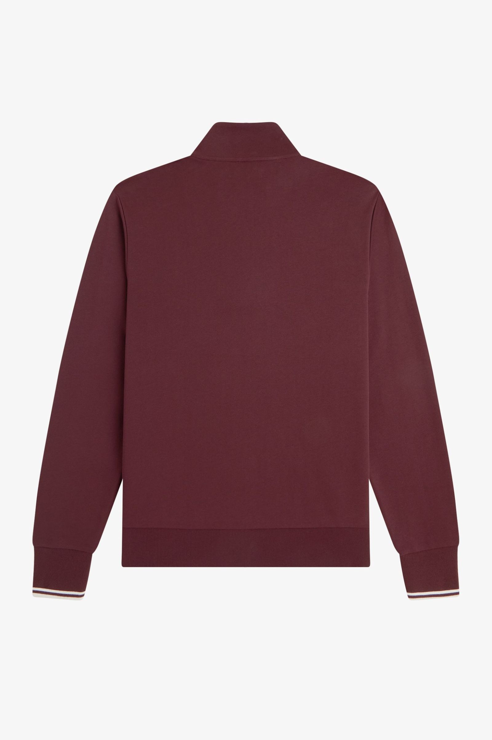 Fred Perry - Halfzip Sweatshirt M3574 - Oxblood - Image 4