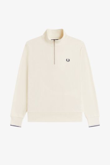 Fred Perry - Halfzip Sweatshirt M3574 - Ecru