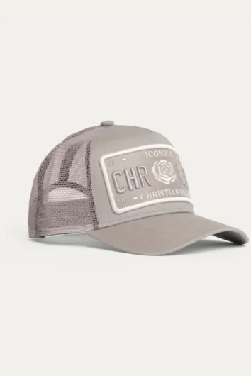 Christian Rose - Vinyl Plate Cap - Grey/White
