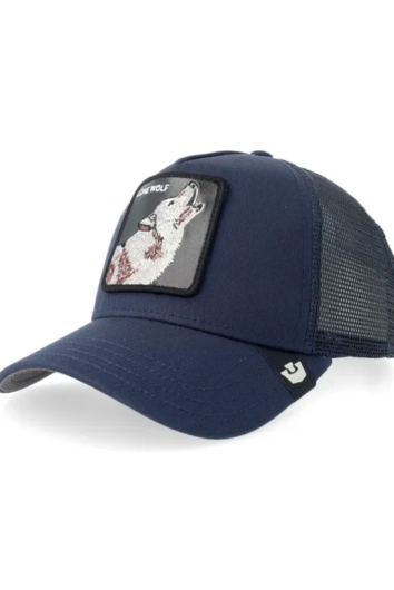 Goorin Bros - Lone Wolf Trucker Cap - Navy