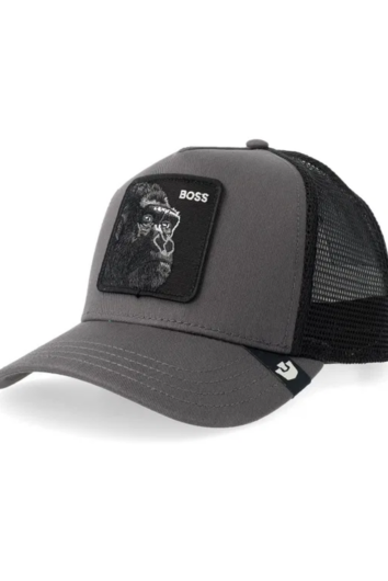 Goorin Bros - The Boss Gorilla Trucker Cap - Grey