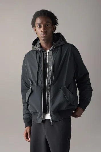 Moose Knuckles - Brixton Down Bomber Jacket - Black