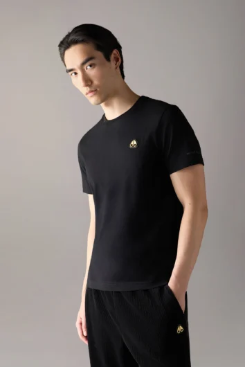 Moose Knuckles - Gold Series Crescent T-Shirt - Black