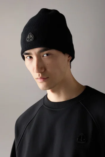 Moose Knuckles - Frost Cotton-Wool Beanie - Black