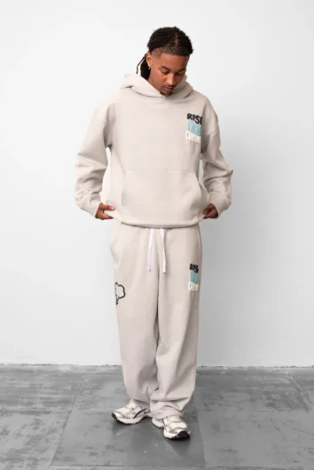 Fresh Couture - Rise, Shine & Consume Hoodie - Light Grey