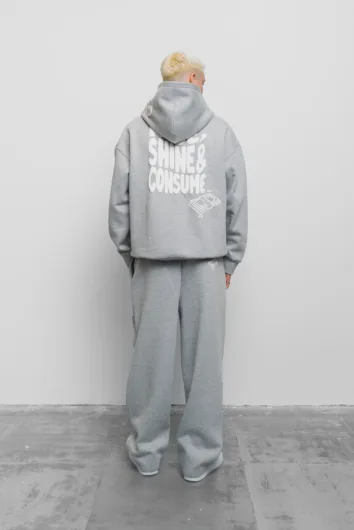 Fresh Couture - Rise, Shine & Consume Jogger - Grey Marl