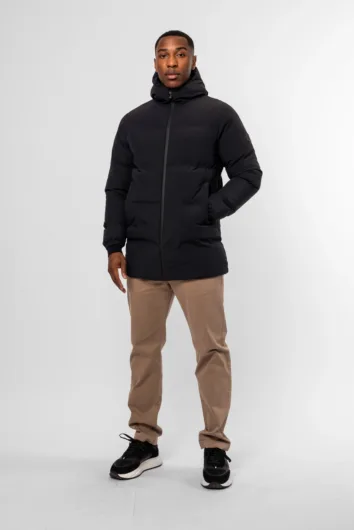 Valére Milano - Clean 3/4 Length Coat - Black