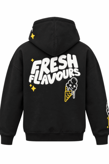 Fresh Couture - Fresh Flavours Hoody 030 - Black