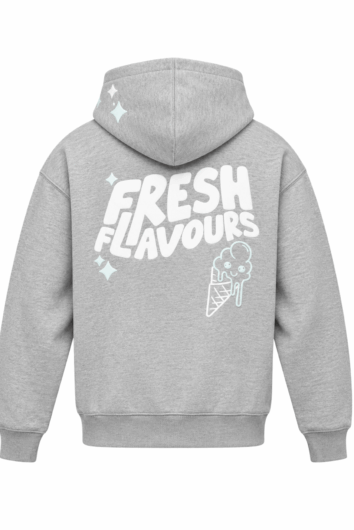 Fresh Couture Fresh Flavours Rise Hoodie - Grey Marl