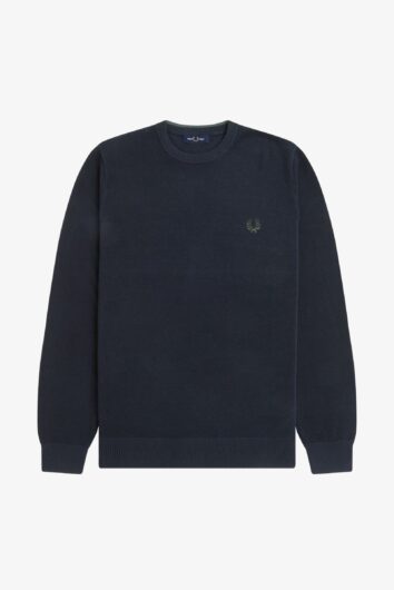 Fred Perry - Piqué Stitch Jumper - Dusky Blue