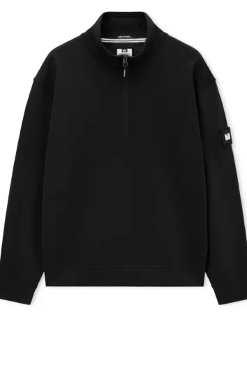 Weekend Offender - Kraviz Quarter Zip Sweatshirt - Black