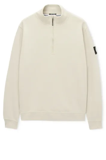 Weekend Offender - Kraviz Quarter Zip Sweatshirt - Calcium