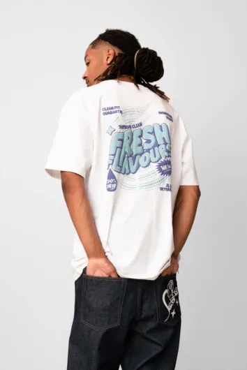 Fresh Couture - Super Clean Detergent T-Shirt - Ecru/White